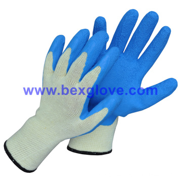 10 Gauge Polyester Liner, Latex Coating, Foam Finish Glove